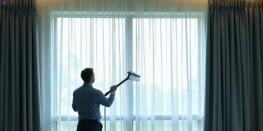 Commercial curtain steam cleaning service glenroy-vic hotels offices